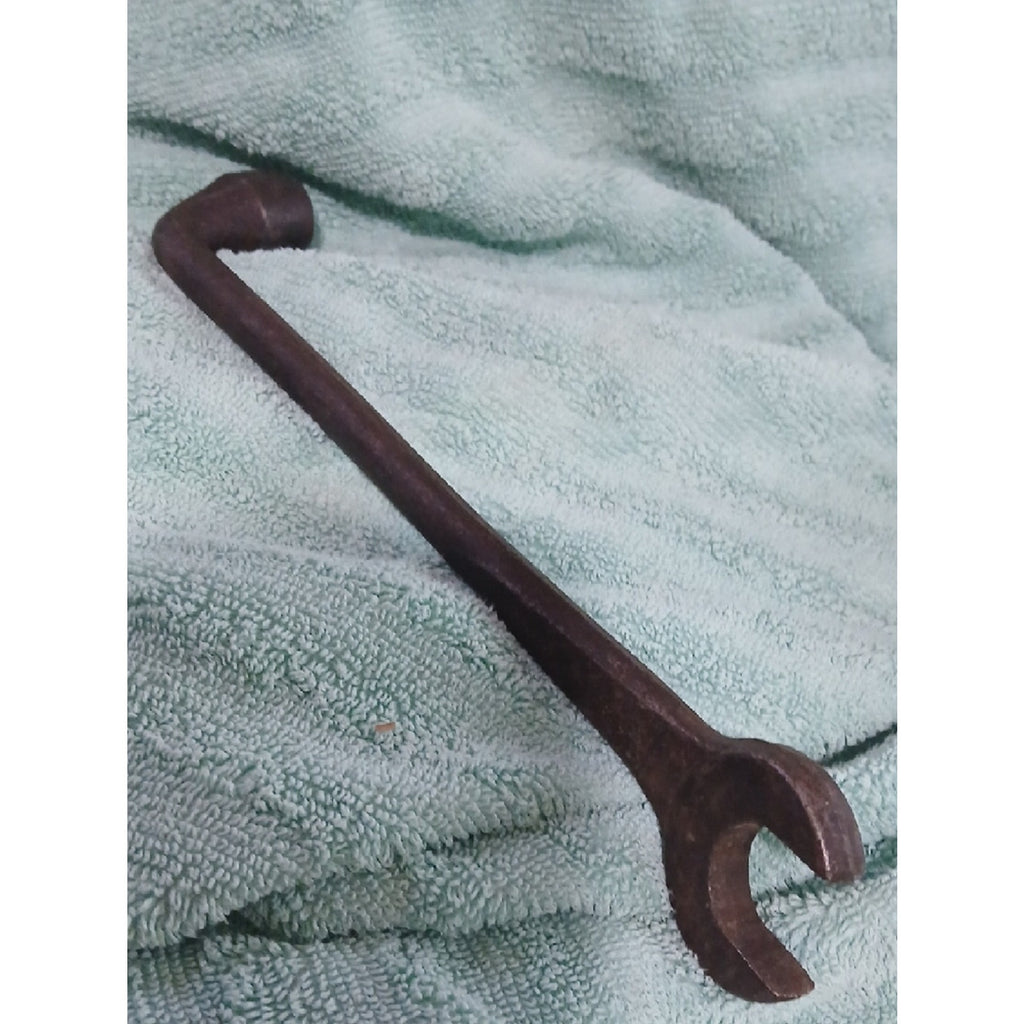 Ford M2  Single Wrench - Dark Brown Metal. For Spark Plugs & Head Bolts