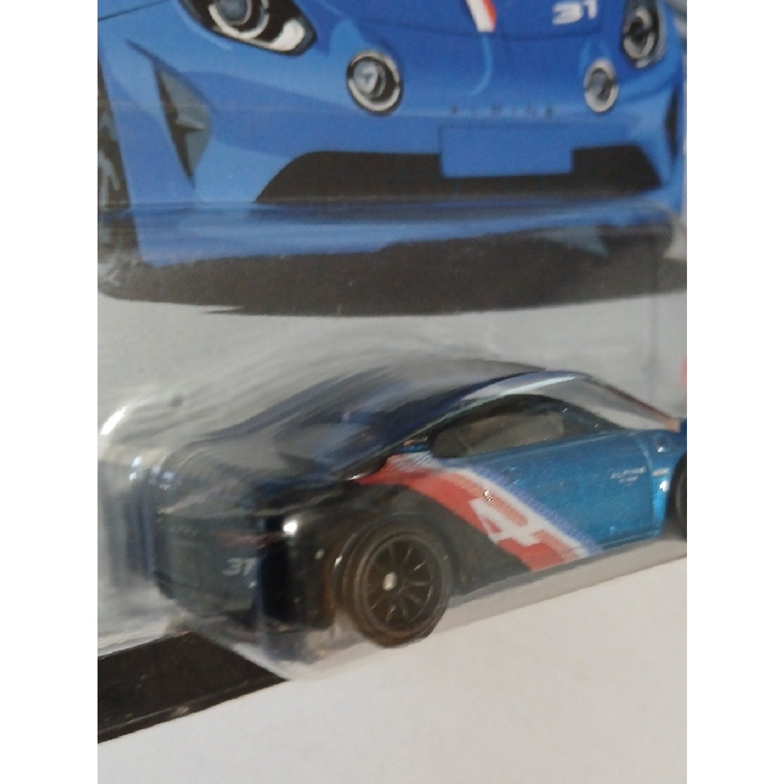 Hot Wheels Alpine A110 Car - Blue with Red On REAL RIDERS TIRES