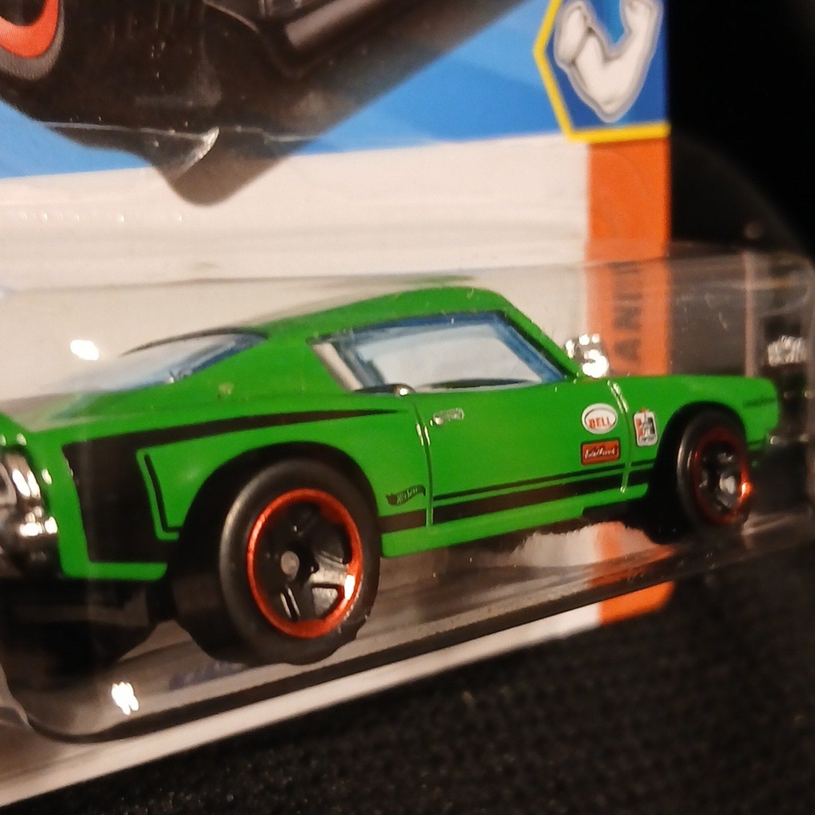 Hot Wheels Muscle Mania King Kuda Green Toy Car
