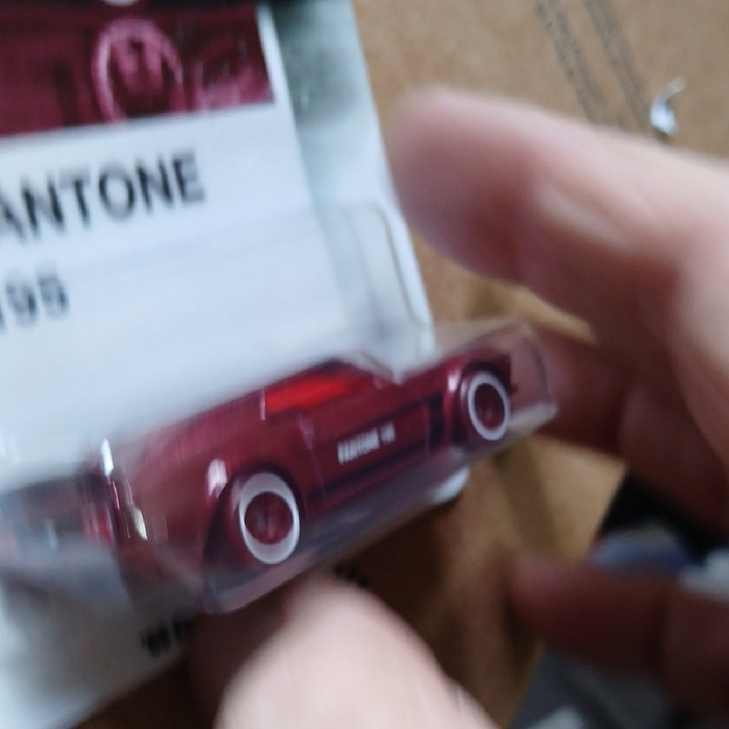 '69 Ford Mustang Boss 302 - Pantone 195 Red Hot Wheels Silver Series