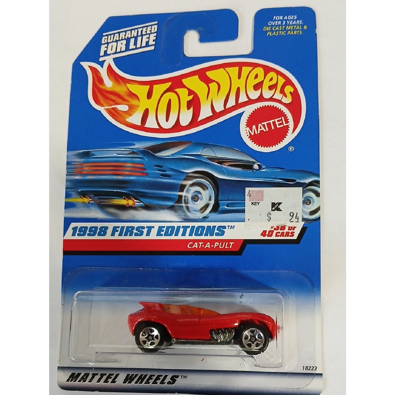 Mattel Hot Wheels Cat-A-Pult - Red