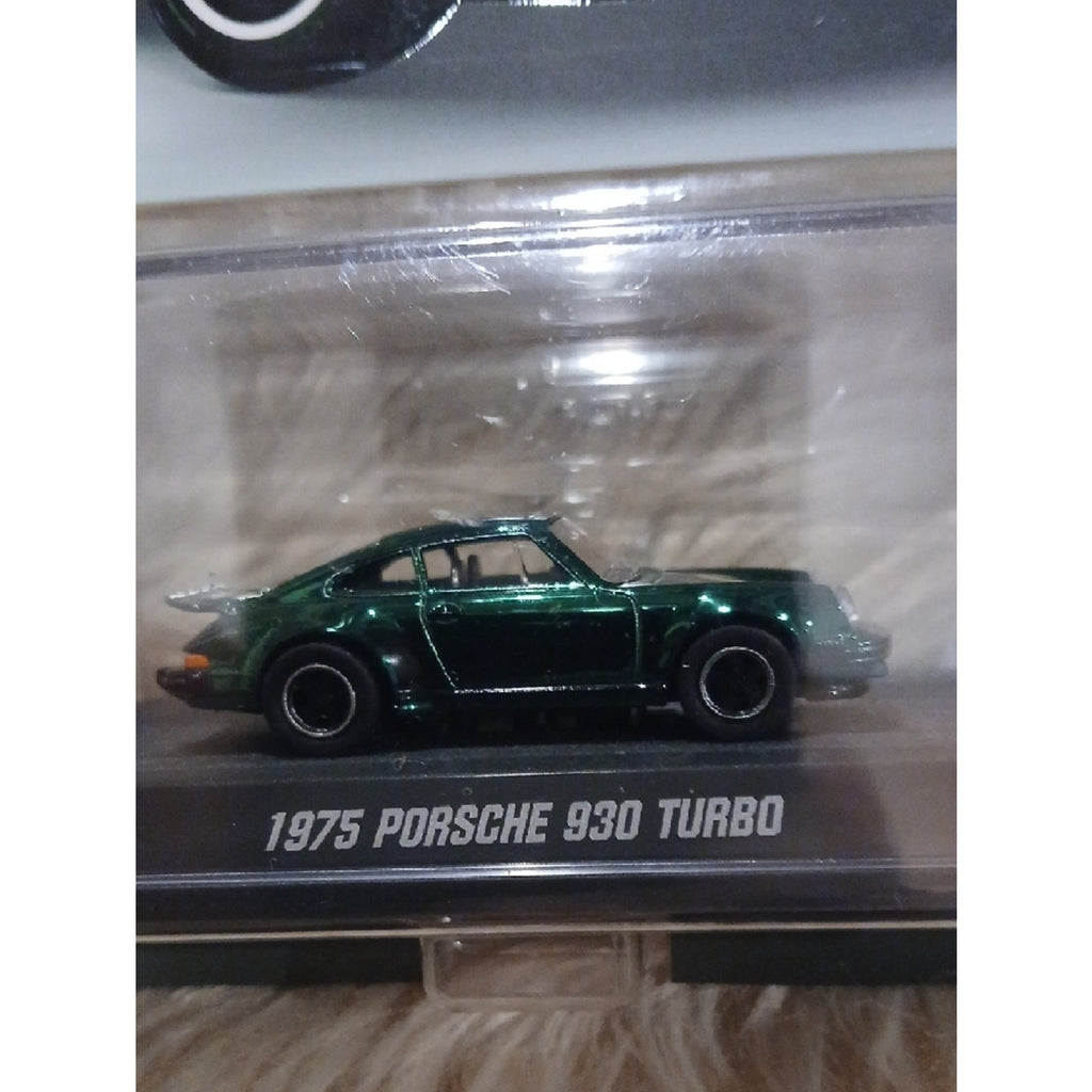 Green 1975 Porsche 930 Turbo Die-Cast Toy Car