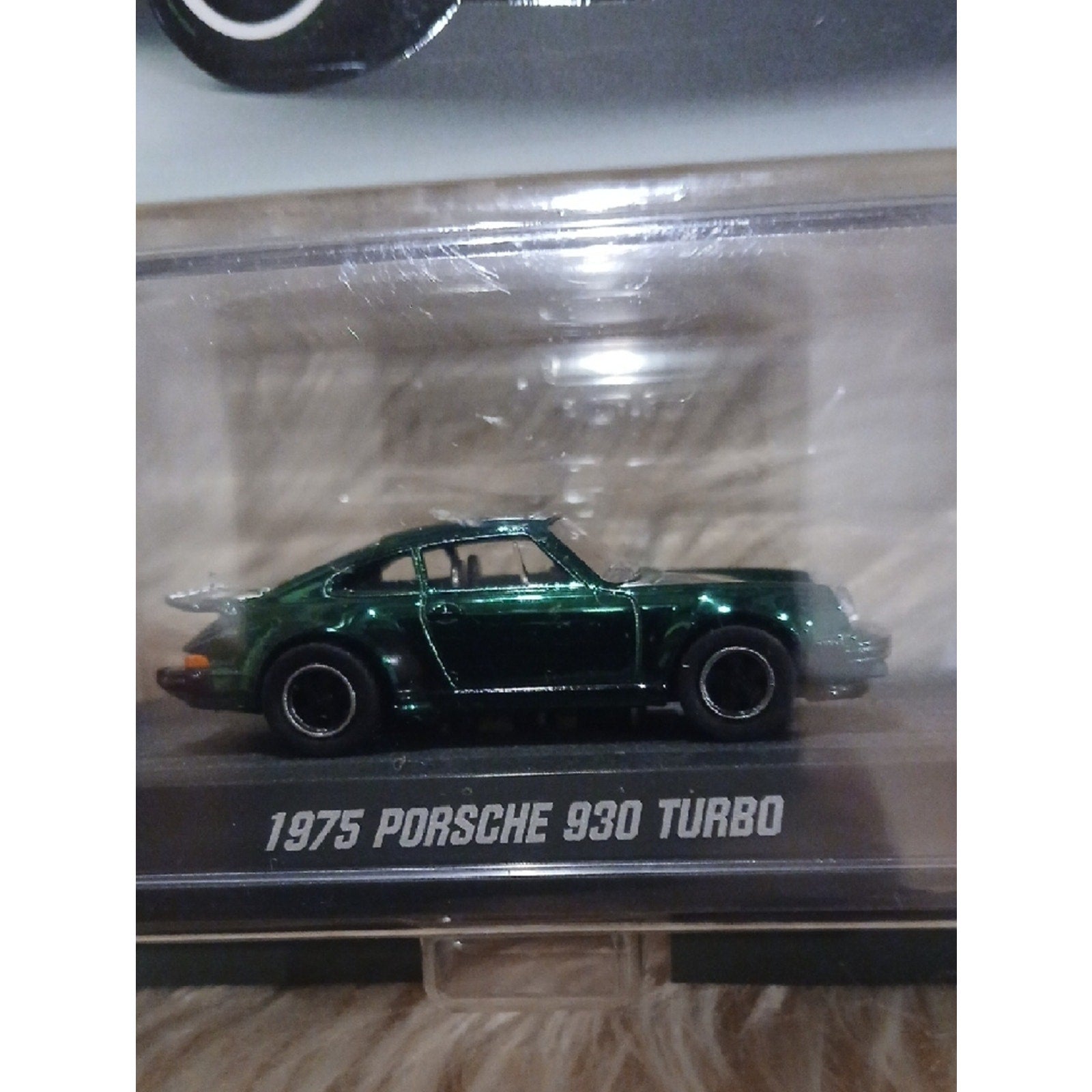 Green 1975 Porsche 930 Turbo Die-Cast Toy Car
