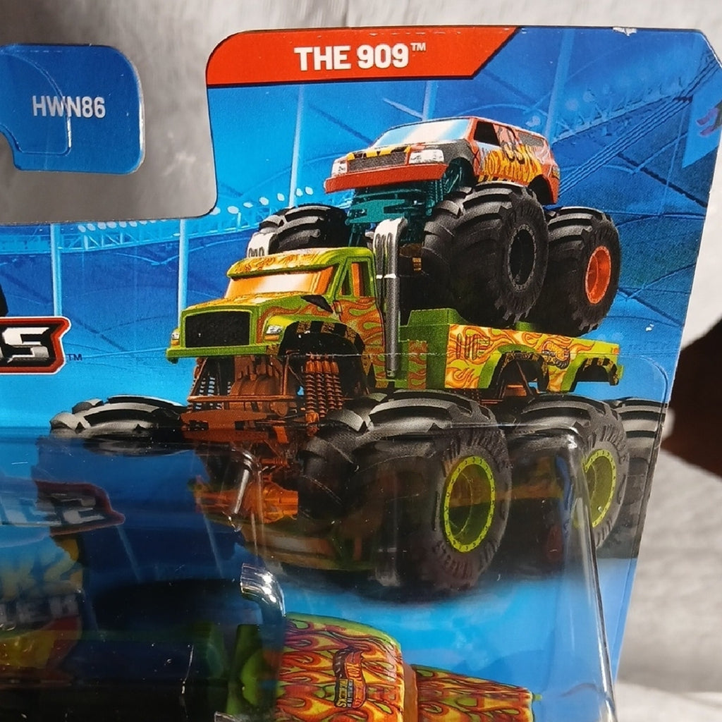 Hot Wheels Monster Truck - Vibrant Green and Orange