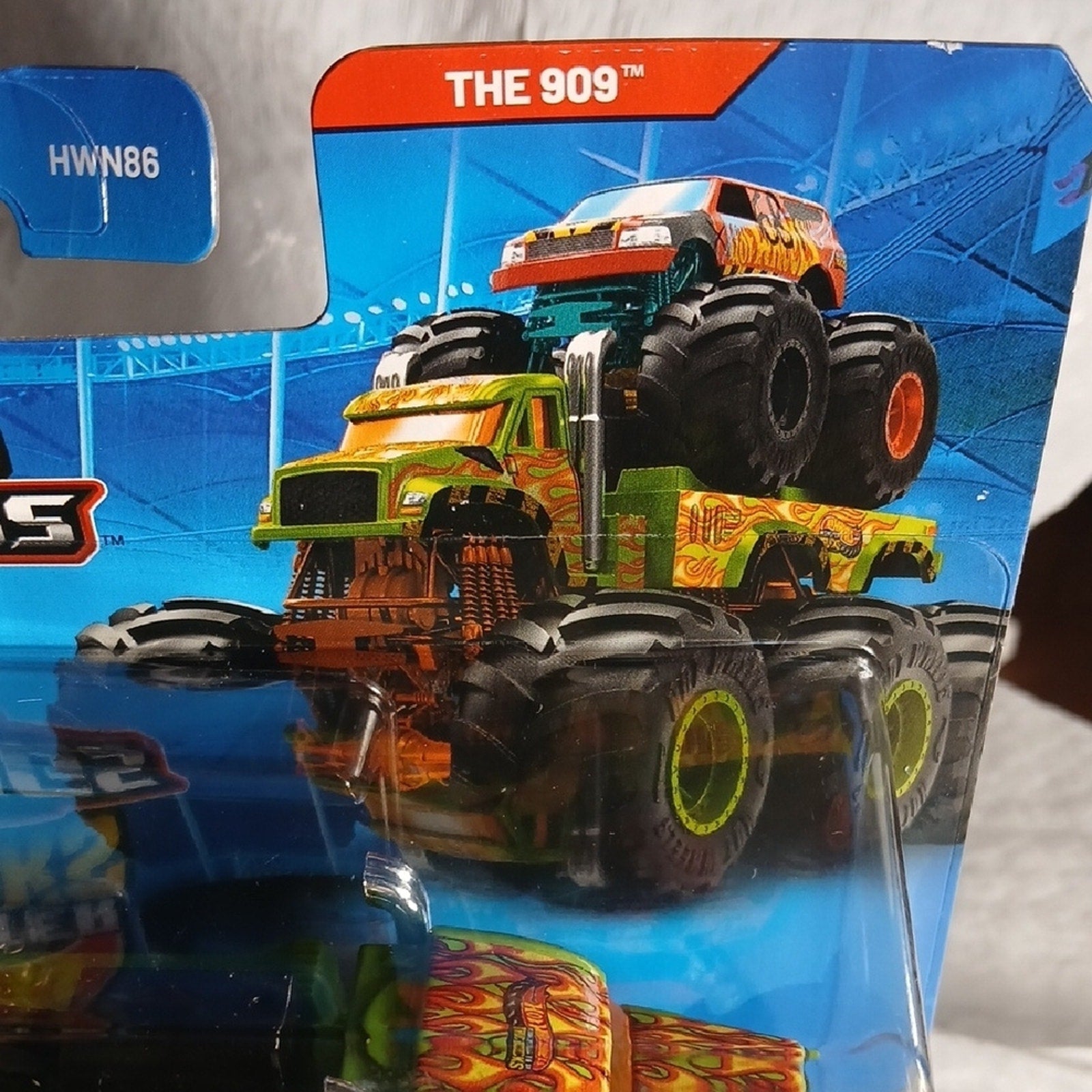 Hot Wheels Monster Truck - Vibrant Green and Orange