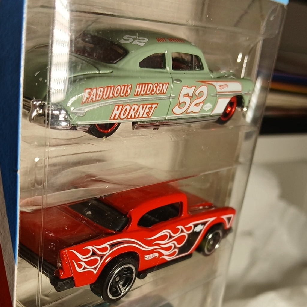 Hot Wheels Hot Rods Die-Cast Car Set - Multicolor 57 Chevy. 52 Hudson&Mercury.