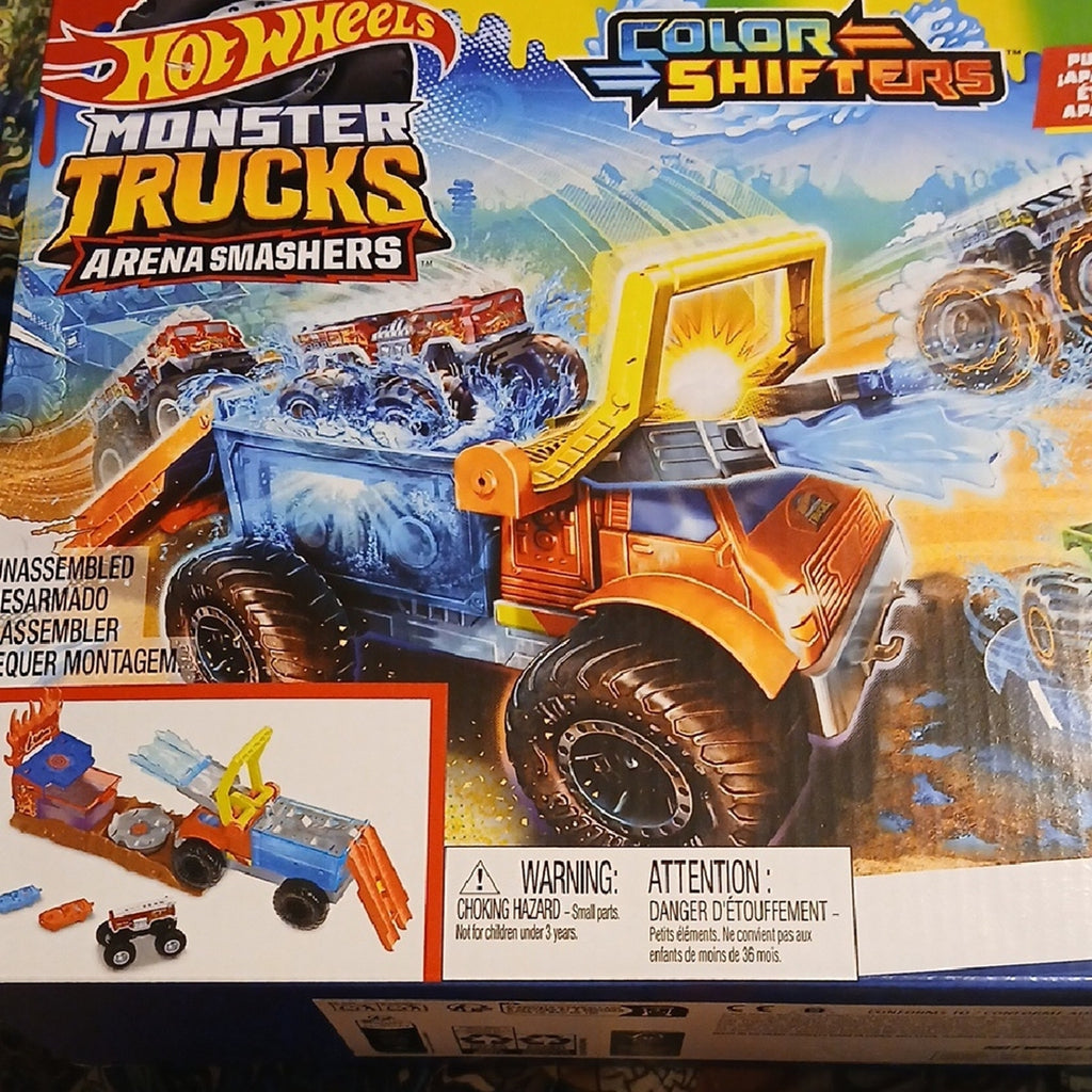 HOT WHEELS Monster Trucks Arena Smashers Color Shifters Five ALARM Unopened