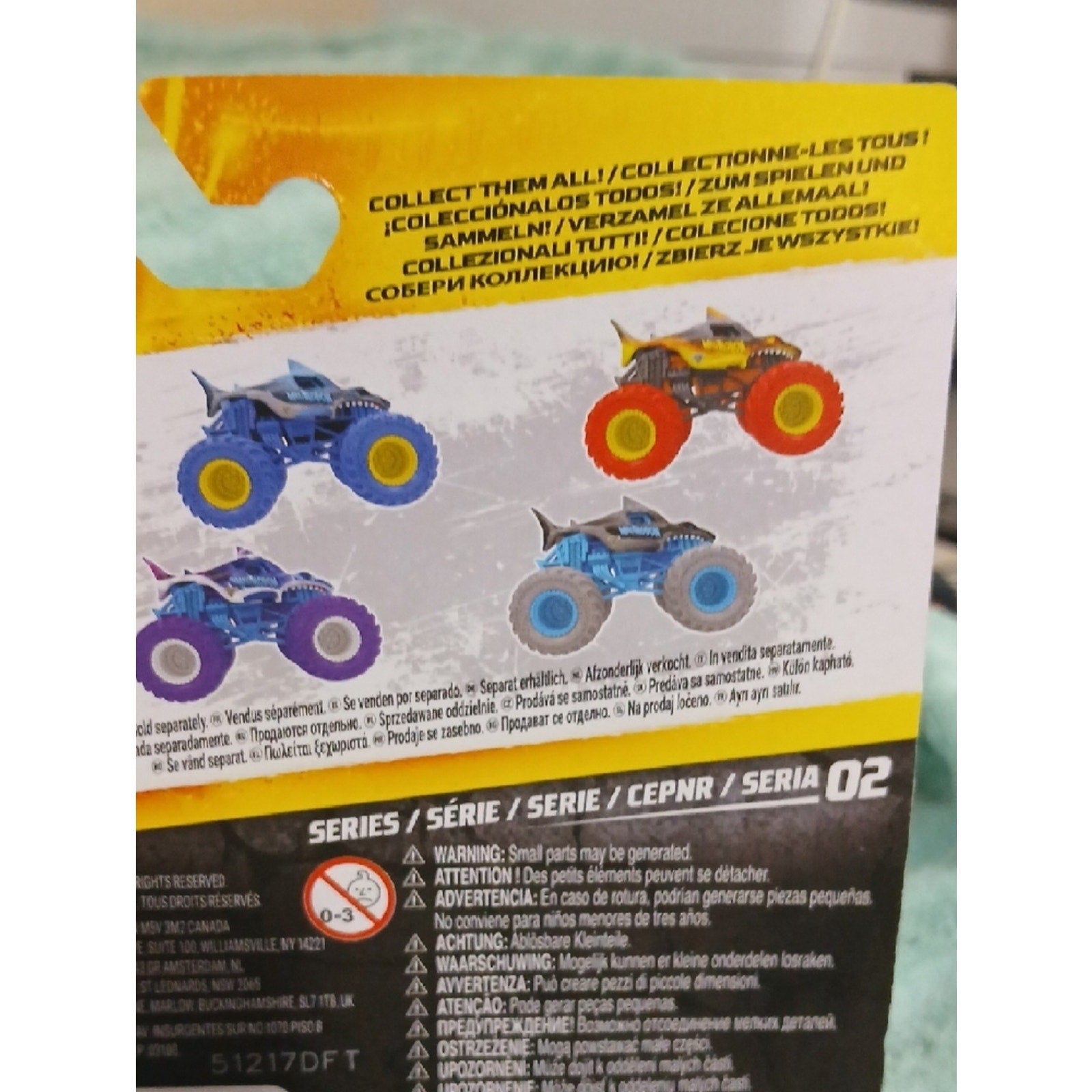 Monster Jam MegaLodon Monster Truck Toy - Blue